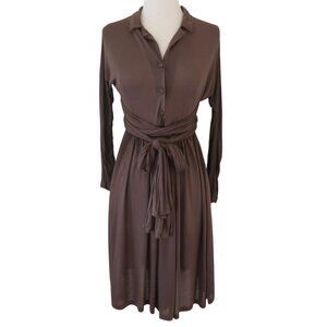 TOMAS MAIER Draped jersey shirt dress IT 44 US 8